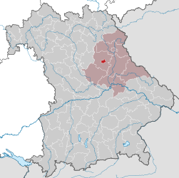 Амберг - Карта