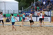 Deutsch: Beachhandball Europameisterschaften 2019 (Beach handball Euro); Tag 6: 7. Juli 2019 – Männerfinale, Dänemark-Norwegen 2:0 (25:18, 19:16) English: Beach handball Euro; Day 6: 7 July 2019 – Men's Final – Denmark-Norway 2:0 (25:18, 19:16)