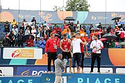 Deutsch: Beachhandball Europameisterschaften 2019 (Beach handball Euro); Tag 6: 7. Juli 2019 – Siegerehrungen English: Beach handball Euro; Day 6: 7 July 2019 – Medal ceremony