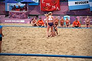 Deutsch: Beachhandball bei den Olympischen Jugendspielen 2018; Tag 5, 10. November 2018; Mädchen, Hauptrunde - Chinese Taipei (Taiwan)-Niederlande 1:2 English: Beach handball at the 2018 Summer Youth Olympics at 11 October 2018 – Girls Main Round – Chinese Taipei (Taiwan)-Netherlands 1:2