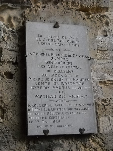 File:Bellême - Plaque.JPG