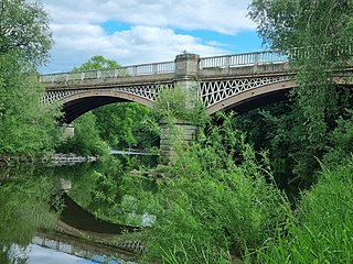 <span class="mw-page-title-main">Belvidere Bridge</span> Historic bridge in Shrewsbury