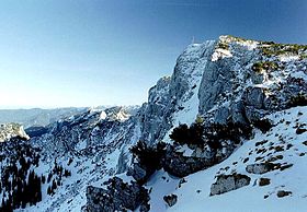 La ladera norte de Benediktenwand