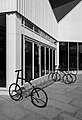 Image 135Bicycle shaped bicycle racks next to the M44 shopping mall, Bryne, Norway