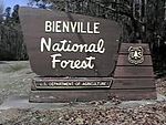 A photo of a forest sign in Bienville National Forest