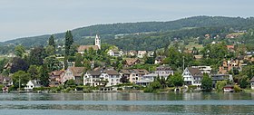 Blick vom Zürichsee auf Uetikon am See (2009).jpg