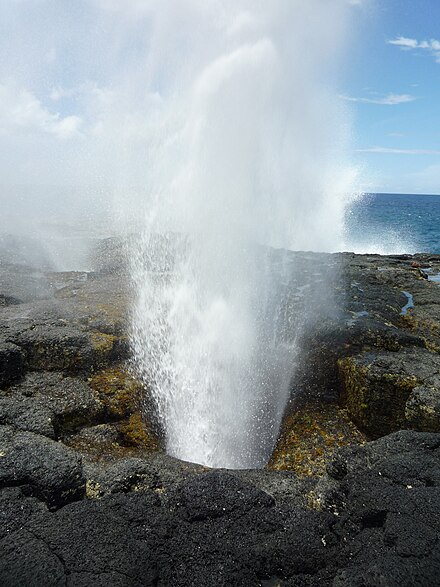 Blowholes in Savaii