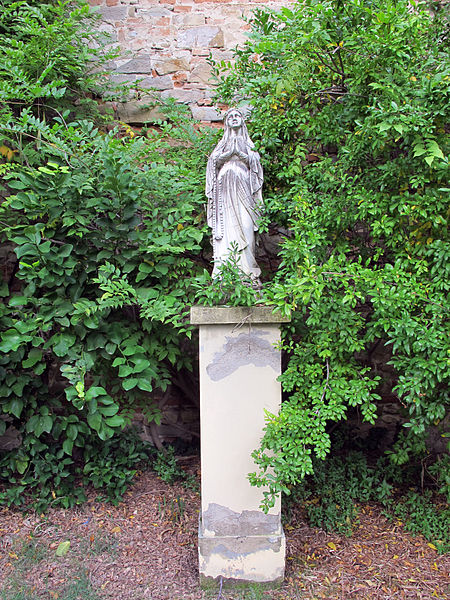 File:Borgo pinti 60, istituto s. silvestro, giardino 07 statua madonna.JPG