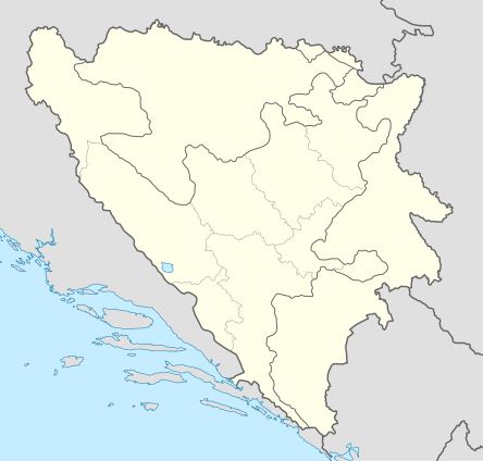 Location map Босни ба Херцеговина