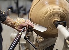 Bowl turning | Maple burl | wood turning | live edge lamp | bl5045-ma