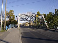 Former bridge into Inglewood from downtown, replaced in 2022 Bridge to Inglewood 1.jpg