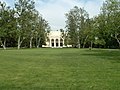 Bridges Auditorium across Marston Quad