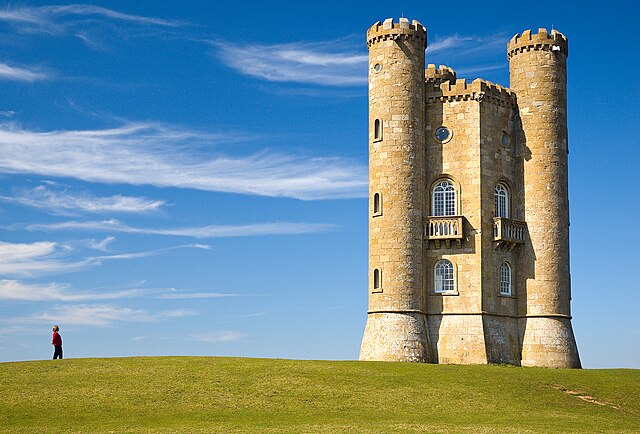 "Broadway tower edit" by The author is Newton2 (cropped by Yummifruitbat) - File:Broadway tower.jpgOwn work. Licensed under Creative Commons Attribution 2.5 via Wikimedia Commons - https://commons.wikimedia.org/wiki/File:Broadway_tower_edit.jpg#mediaviewer/File:Broadway_tower_edit.jpg
