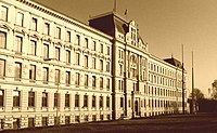 Budova Vysoké školy válečné v Praze