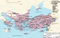 1025 yılına ait Doğu Roma idari haritası, Adramytteion şehri, Samos Themasına bağlı gözükmekte.