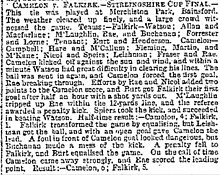 Camelon 6-5 Falkirk, 1897-98 Stirlingshire Cup Final, from the Glasgow Herald, 28 February 1898 Camelon 6-5 Falkirk, 1897-98 Stirlingshire Cup Final, from the Glasgow Herald, 28 February 1898.jpg