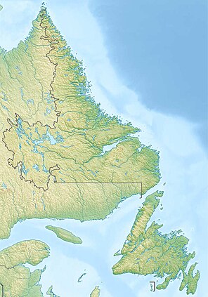 Смолвуд. Карта розташування: Ньюфаундленд і Лабрадор