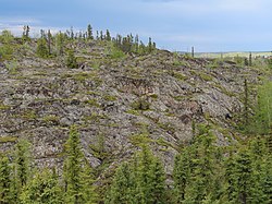 Yellowknife'daki Canadian Shield