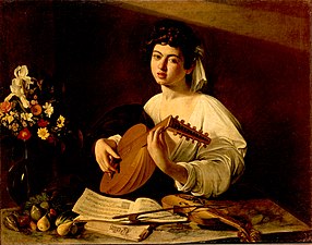 Italian Baroque: The Lute Player by Caravaggio (1596)