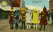 Mardi Gras maskers; c. 1915 postcard CardWhip.jpg