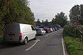 Cars queuing at Kintbury level crossing - geograph.org.uk - 967400.jpg