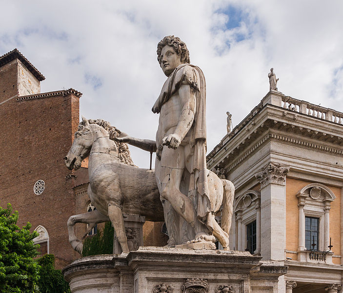 File:Castor Dioscuri Campidoglio, Rome, Italy.jpg