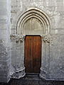 Cathédrale Notre-Dame-du-Bourg de Digne, porte sur la façade nord