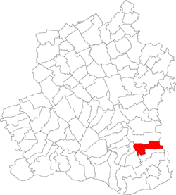 Location of Cervenia