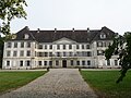 Château de Reinach - salons, jardin, trois portails - façades, toitures, cadran solaire en polyèdre