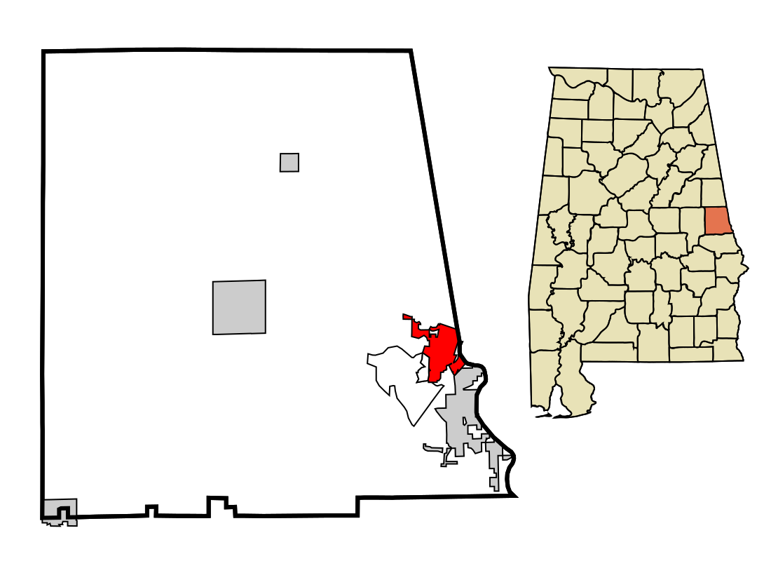 File:Chambers County Alabama Incorporated and Unincorporated areas Lanett Highlighted.svg