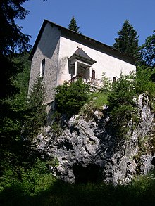 A chapel at Grande Chartreuse where Ladder of the Monk was written by Guigo II Chapelle Saint Bruno.JPG