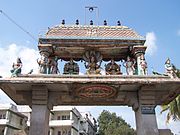 Statue di divinità a Chidambaram