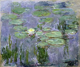 Lekníny, Claude Monet, 1915