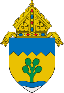Coat of arms of the Roman Catholic Diocese of Las Vegas Coat Of Arms Roman Catholic Diocese of Las Vegas.svg