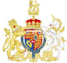 Brasão de armas de Eduardo Augusto, Duque de Kent e Strathearn.svg