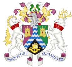 Coat of arms of the London Borough of Lewisham.svg