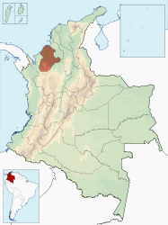 Localización de Córdoba (Colombia)