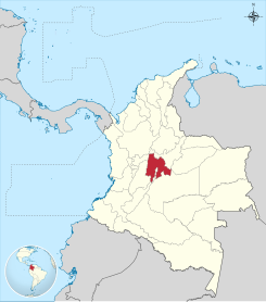 Ubicación de Cundinamarca