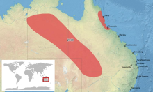 Карта на Crinia deserticola-fr.svg