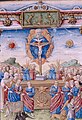 Cristoforo Majorana - The Triumph of Eternity is represented by a cart drawn by the Four Evangelists with their symbols; on the cart is a Gnadenstuhl representation of the Trinity (NYPL b12455533-426312)-crop2.jpg