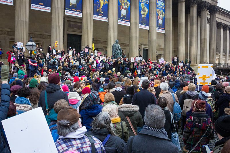 File:Crowds at Women's March Liverpool.jpg