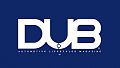 A DUB magazin logója: mindössze betűkből áll, így az USA-ban nem lehet jogvédett. (jogi helyzet)