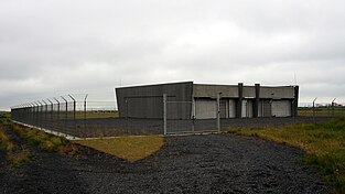 Landing station in Landeyjar, terminating the DANICE and Greenland Connect cables. Danice Greenland Connect Landeyjarsandur Iceland.JPG