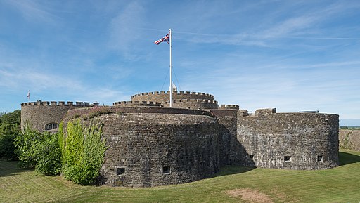 Deal Castle from the south