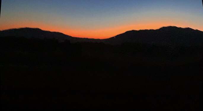 Death Valley Sunrise Silhouette (Death Valley, California)