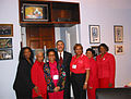 Congressman Clay greets St. Louis members of the Delta Sigma Theta Sorority for Delta Days in the Nation’s Capitol.
