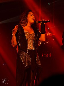 Lovato på sin Demi World Tour.