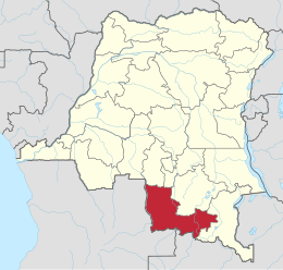 Province du Lualaba - Localisation