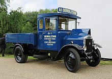 1931 Dennis 30 cwt Dennis for demolition in Essex registered September 1931.jpg