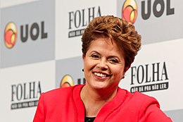 Dilma Roussef, Brasilian presidentti vuosina 2011–2016.